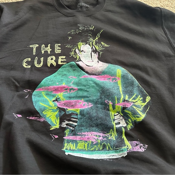 The Cure Beach Party Tour 1986 Crewneck Sweatshirt Unisex size L - Picture 2 of 8